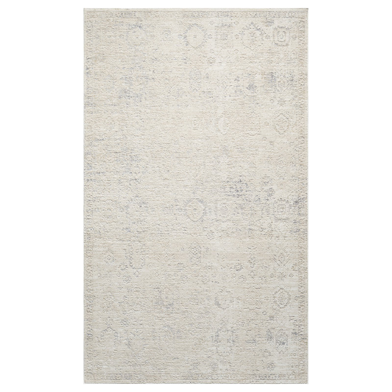 Tapis d'intérieur tissé à la machine Kigamane, Rectangle 6 pi x 9 pi 3 po