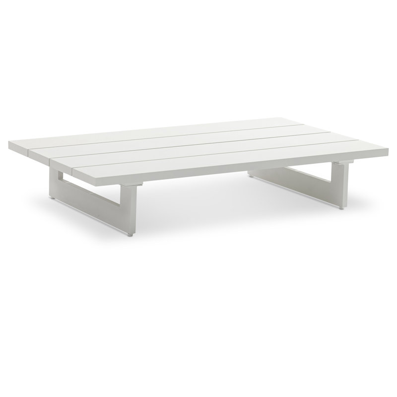 Table basse Strine, Blanc