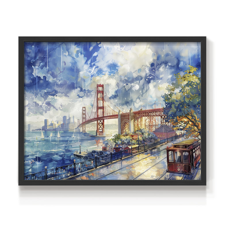 Landscape Series-CXL -Framed Print - Restickable