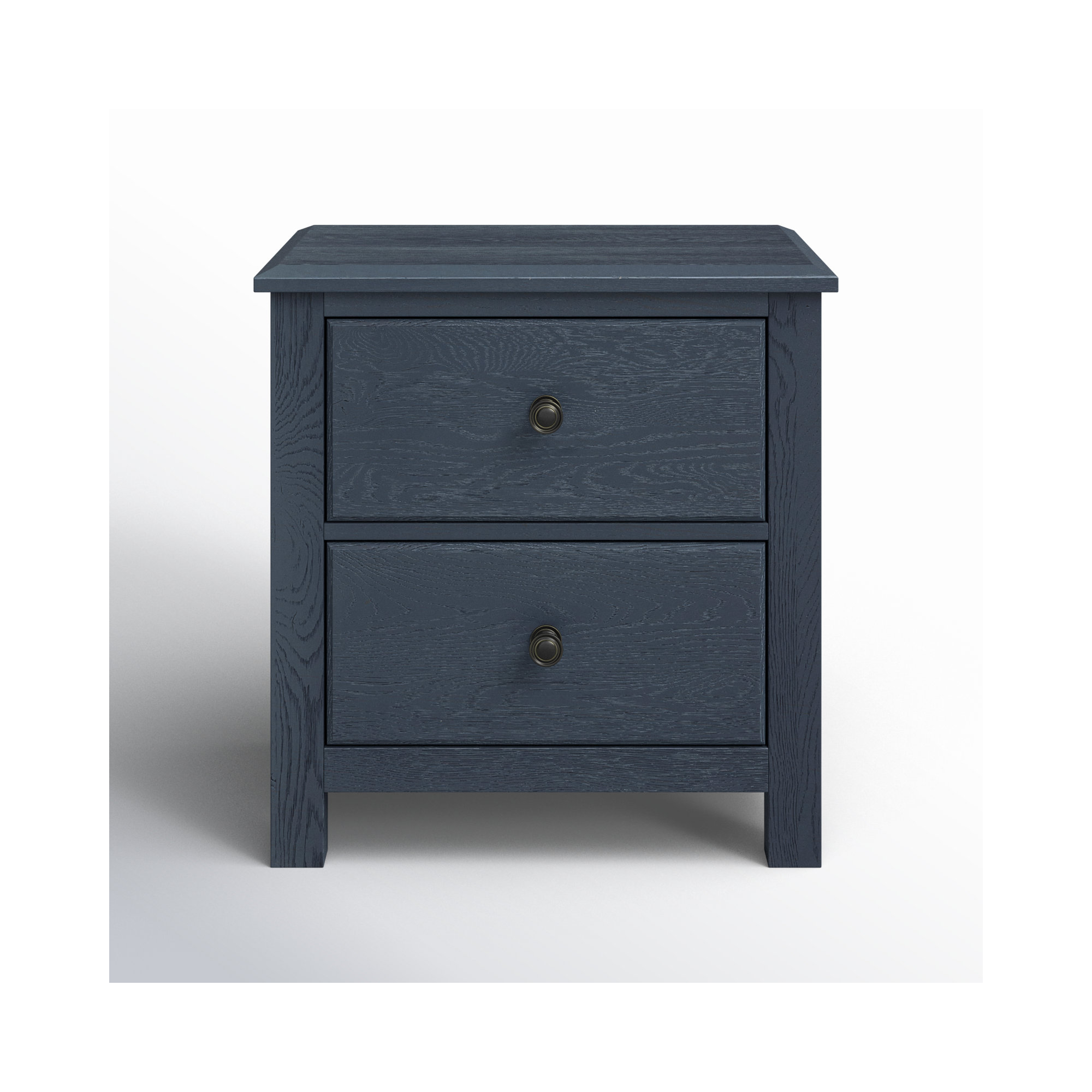 Lewin 2-Drawer Nightstand, Indigo