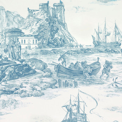 Marine Toile Fabric