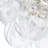 4-light Handcrafted Glass Bubble Semi-flush Mount