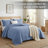 Lightweight Pre washed California King Bedspread Set | Soft Microfiber Quilt Set| Hotel-Quality Finish-121432086-121432097