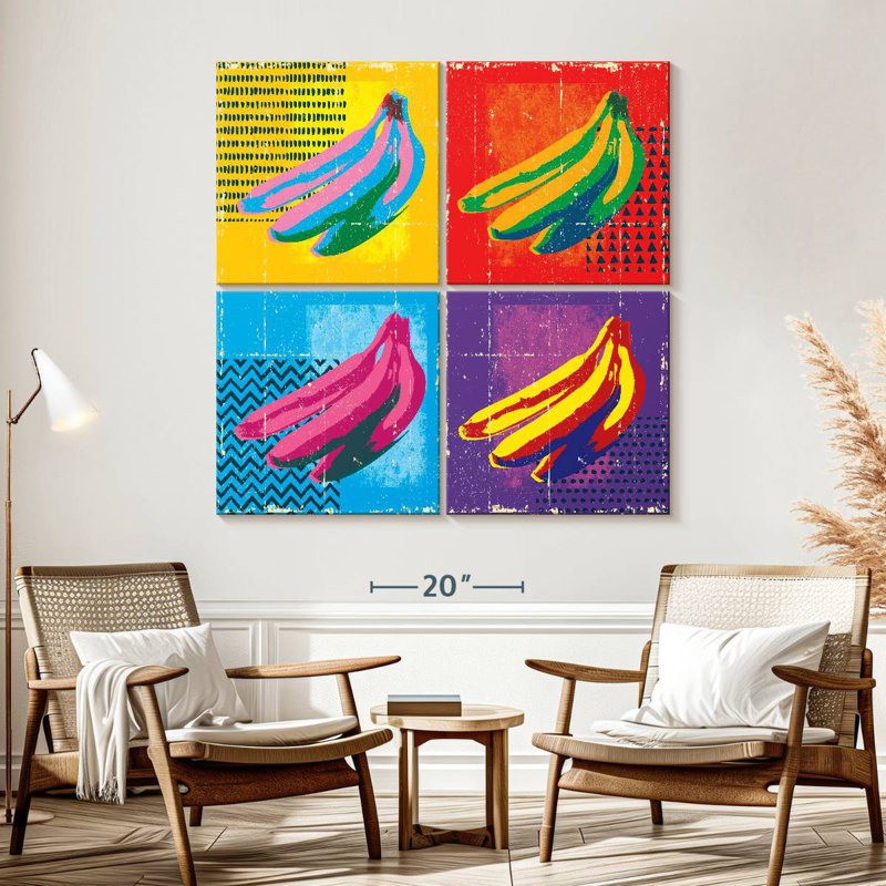 Yarlin Pop Style Bananas, H 57 po x l 57 po