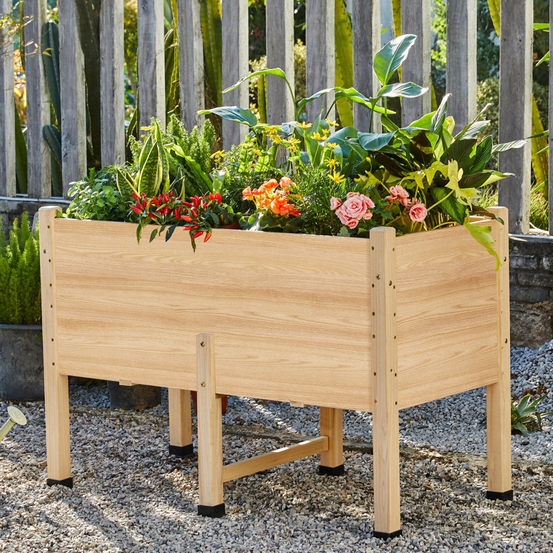 Lit de jardin surélevé avec pieds Yadid