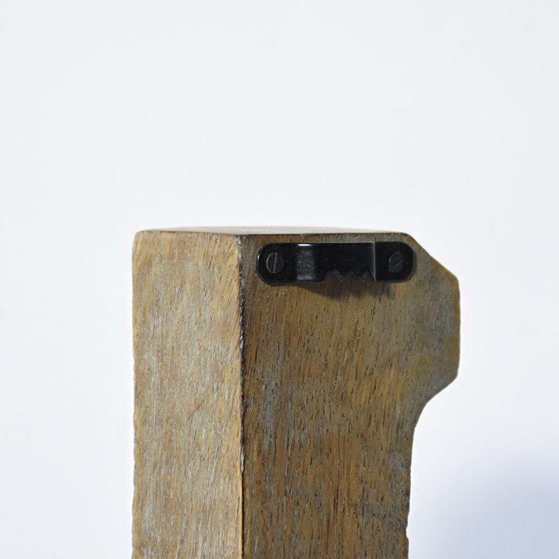 Haddam Text & Numbers Letter Block, Gray, 1