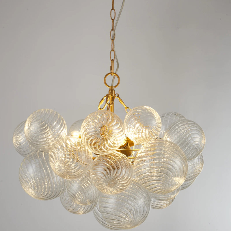 Yav 3 - Light Dimmable Modern Glass Chandelier