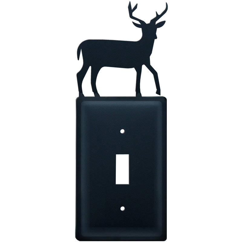 Deer 1-Gang Toggle Light Switch Wall Plate
