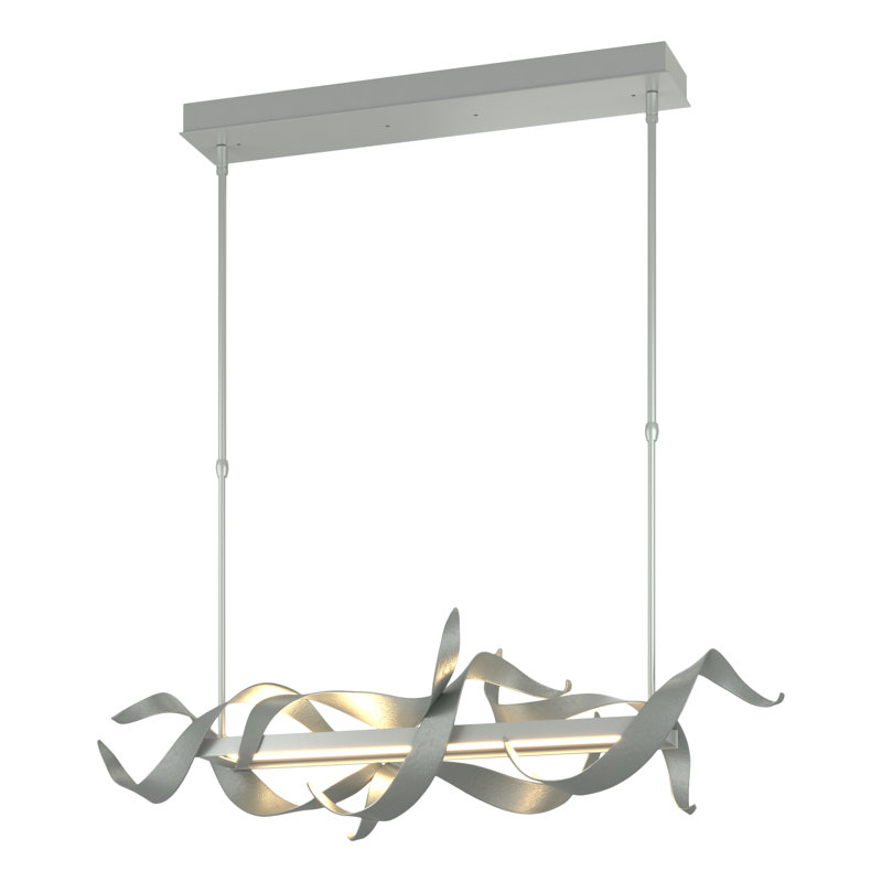 Luminaire suspendu linéaire à DEL Fillet Kitchen Island, Platine rétro