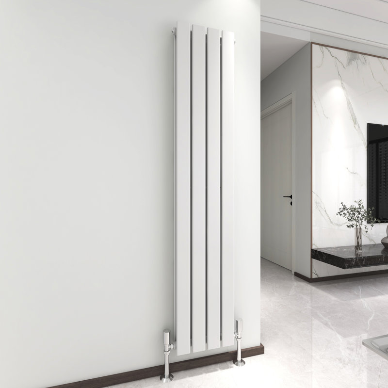 Horizontal Flat Panel Radiators, 60cm H x 27.2cm W x 5.8cm D, White