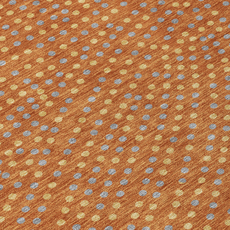 Tapis intérieur lavable à pois 8 po