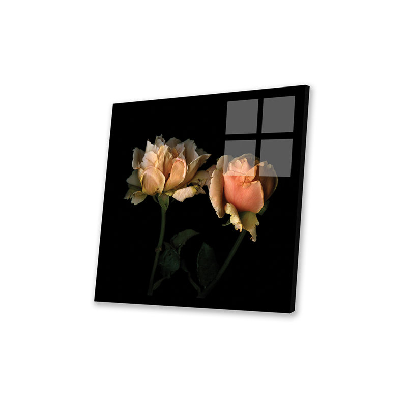 La vie en rose par Magda Indigo - reproduction de photo, Sans mat, H 24 po x l 24 po x P 1 po, Acrylique sans cadre
