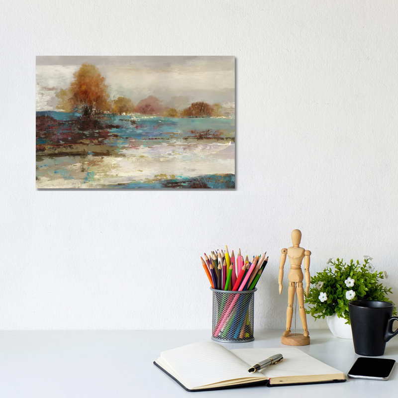 Overlooking by PI Studio - Wrapped Canvas Painting, 20.32 cm H x 30.48 cm W