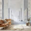 Murale de style scandinave Minimalist Cityscape Winter Street-1256941340-1256941338