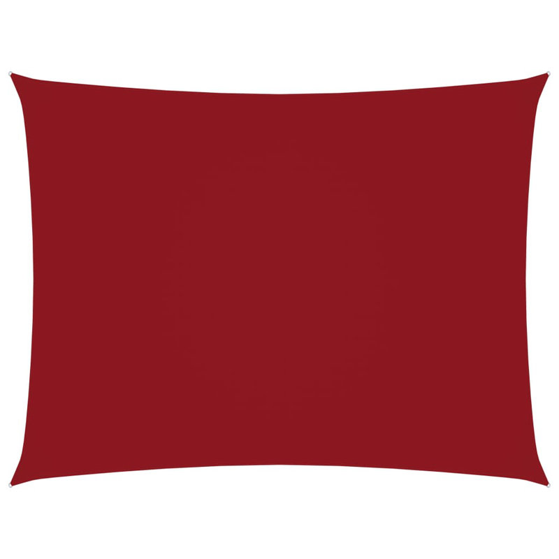 Yaphank 5m x 6m Rectangular Shade Sail, Red