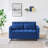 Velvet Upholstered Convertible Sleeper Sofa-228361654