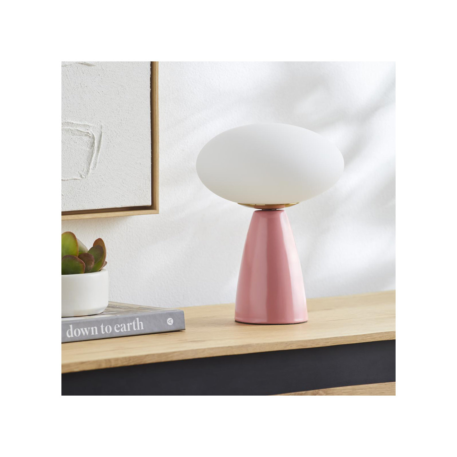 Deckard Ceramic Table Lamp, Pink