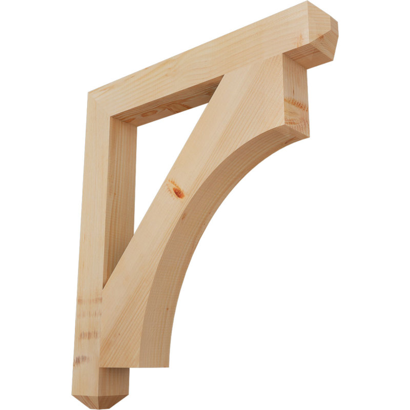 Support Westlake Craftsman, H 34 po x l 3,5 po x P 30 po, Douglas, Lisse