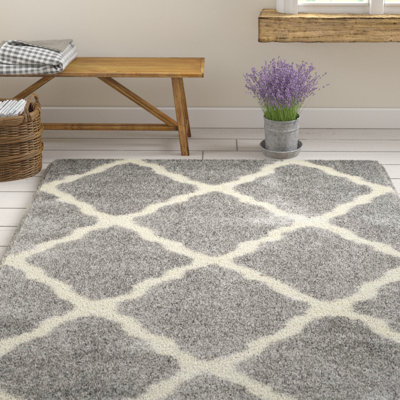 Bertl Shag Performance Geometric Rug