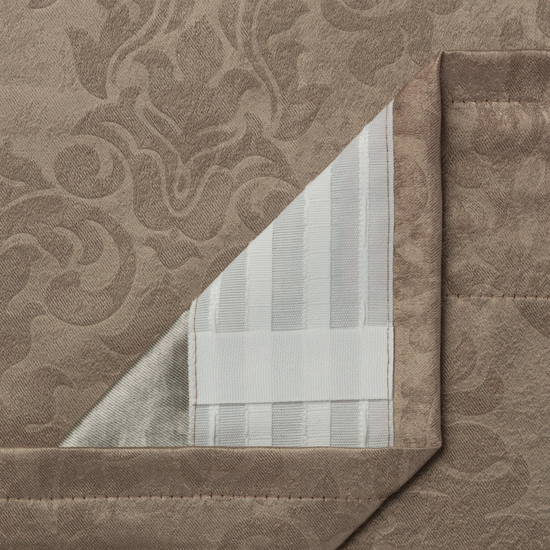 Paire de rideaux obscurcissant Berlinda, Taupe, l 52" x L 84"