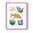 Cadre photo rose simple est en rupture de stock sélectionné