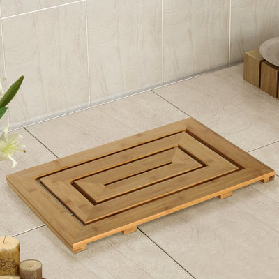 Nicieza Bamboo Non-Slip Bath Mat