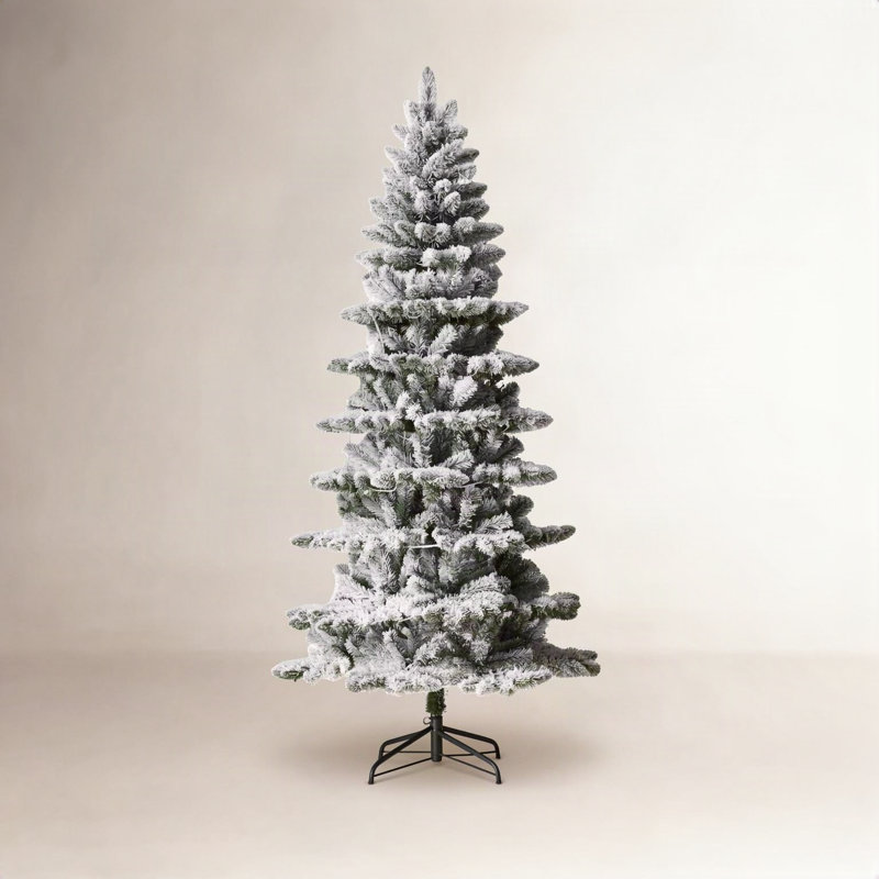 Arbre de Noël artificiel épinette avec lumières, 7,5 pi