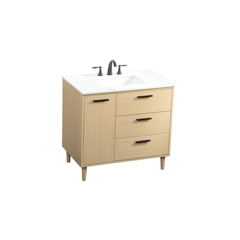 Ensemble de meuble-lavabo simple 36 po Baldwin, Érable