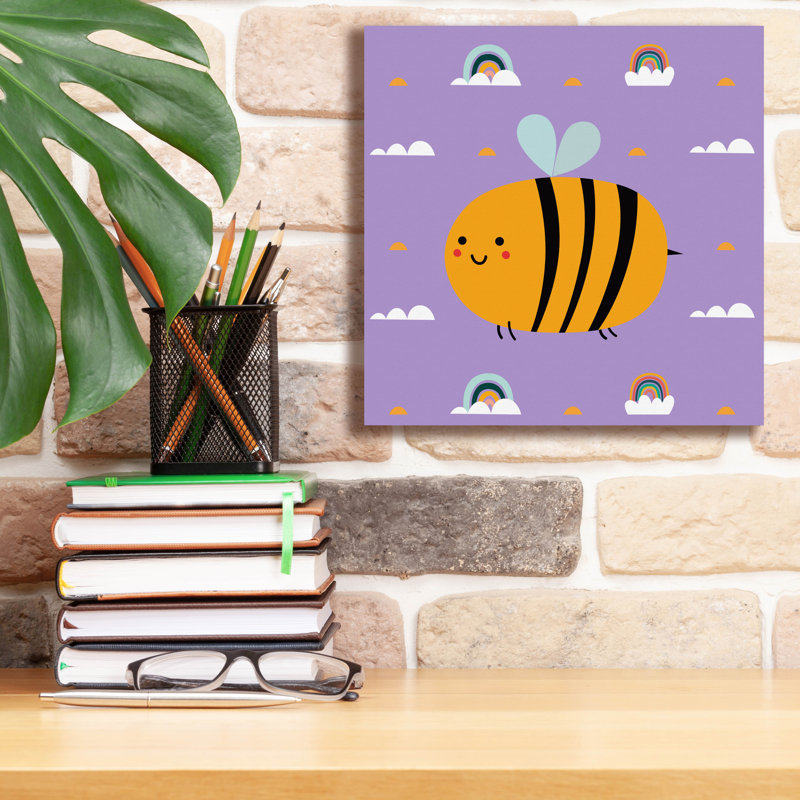 «Cute Bee» par Epic Graffiti Portfolio, H 12 po x l 12 po x P 0,75 po