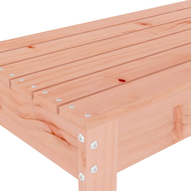 Dimmick Solid Wood Outdoor Bench, Brown, 45cm H x 80cm W x 38cm D