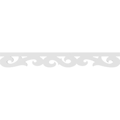 6"H x 5/8"P x 48"L Hemlock Architectural Grade PVC Running Trim