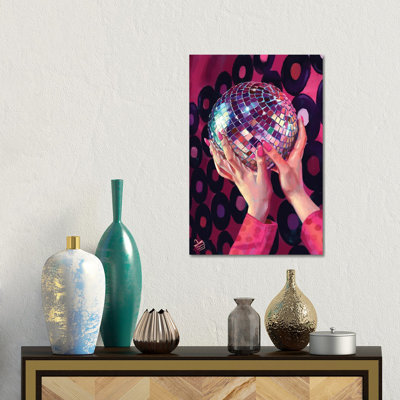 Barbie Retro Disco Dream In Pink - Wall Art Print - Wrapped Canvas
