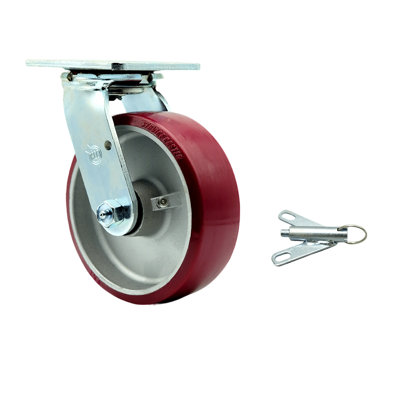 Poly on Aluminum Swivel Caster
