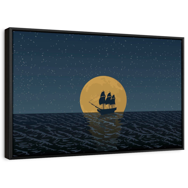 Impression de toile pirate, H 9 po x l 13 po