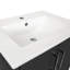 Meuble-lavabo autoportant 30 po au fini gris lustré avec comptoir en céramique-1144290141