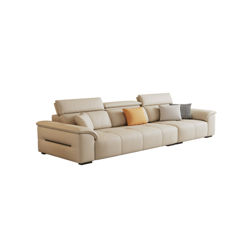Canapé simple et discret, H 38,58 po x l 106,29 po x P 37,4 po
