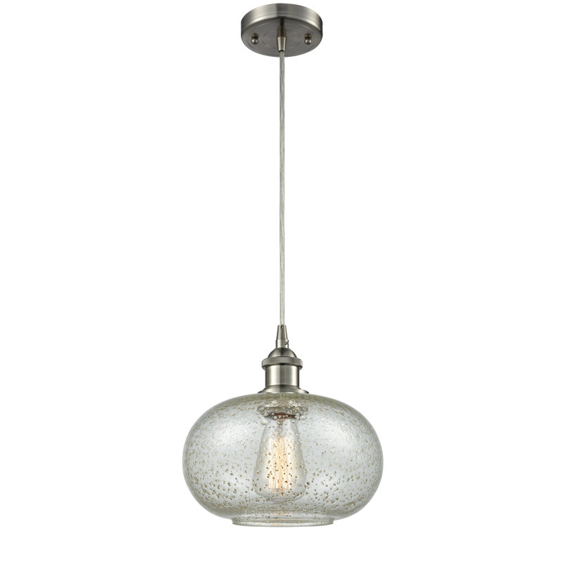 Bethlehem 1 - Light Single Pendant, No Bulb Included, Mica, Oil Rubbed Bronze