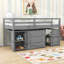 Lit mezzanine 3 tiroirs avec bureau mobile et tablettes-645570710-645570711