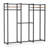 Portable Wardrobe Rack,High Closet Organizer