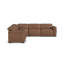 Canapé modulaire 5 places avec console Caldwell-113005328