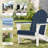 Rakesh HDPE Folding Adirondack Chair-2092843312