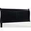 Classic Queen Bed In Black, Traditional Style With Headboard, Rails Piece Unit