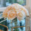Real Touch Rose Arrangement In Round Glass Vase-1625542060
