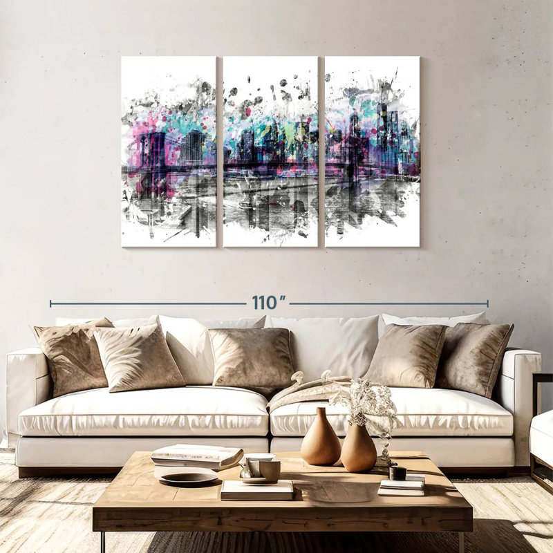 Lilie Modern NYC, 48" H x 74" W