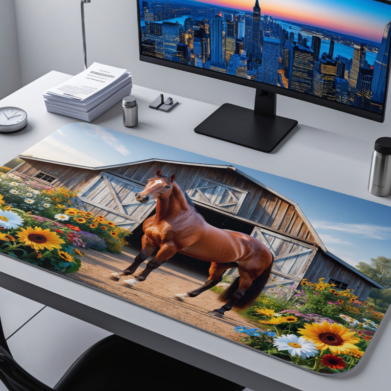 Polyester Desk Pad, 31.5x15.5