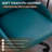 High-Quality PU Leather Office Chair with Premium Durable Construction, Silent Wheels, Easy Assembly, Green-15962271