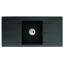 Abode Designs Zero 500mm W Single Bowl Granite Drop-In Kitchen Sink with 3 Faucet Holes-802539854