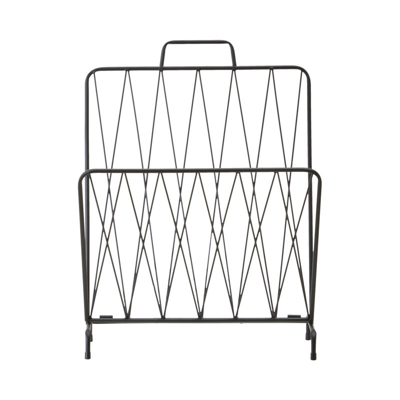 Alawna Metal Free Standing Magazine Rack