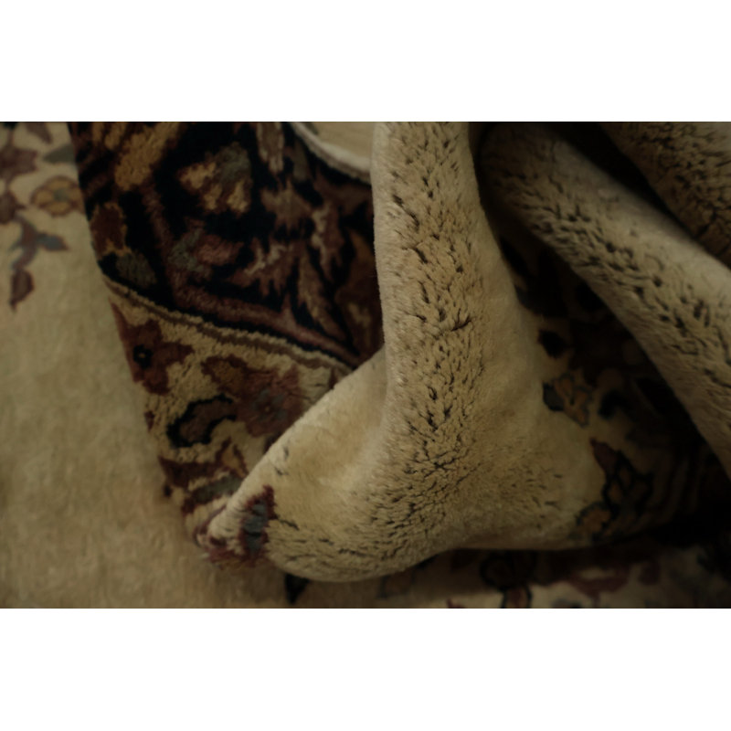 Tapis de couloir classique 3 x 8 avec motifs floraux complexes Peshawar