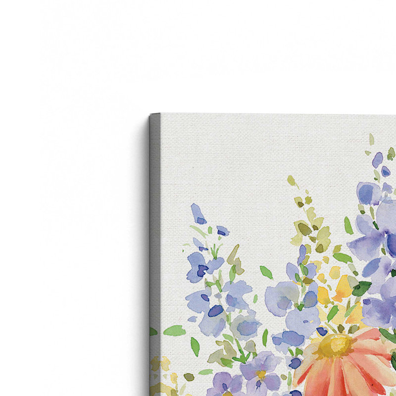 «Spring Celebration VII» par Katrina Pete, reproduction d'art, H 32 po x l 24 po, Toile tendue, Ne s’applique pas